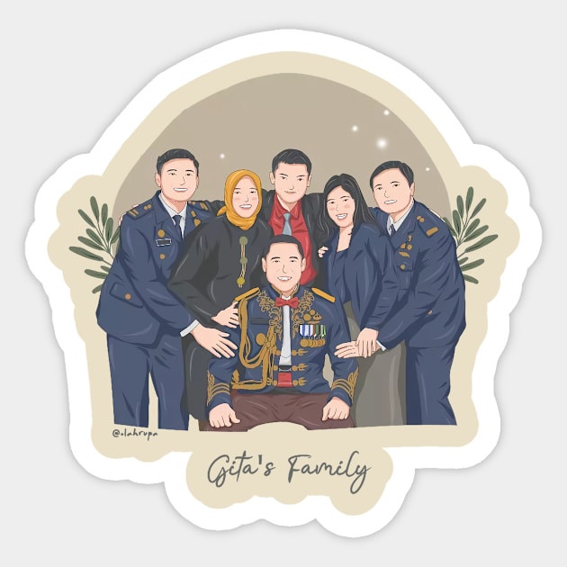 GITAS FAMILY Sticker by Olah Rupa